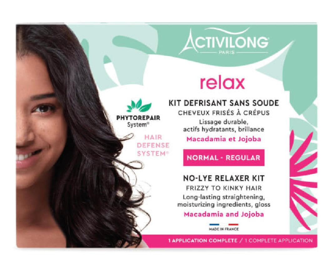 Relax Activilong normal no-lye hair straightening kit